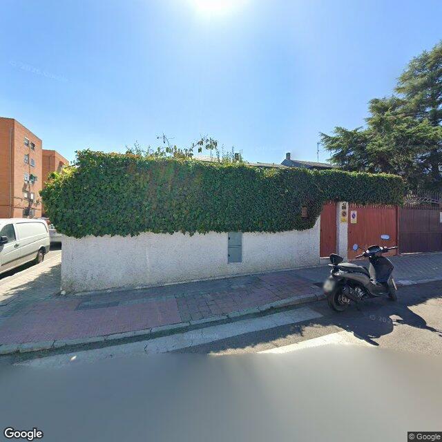 Street view near Farmacia in Madrid