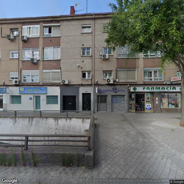 Street view near Farmacia in Madrid