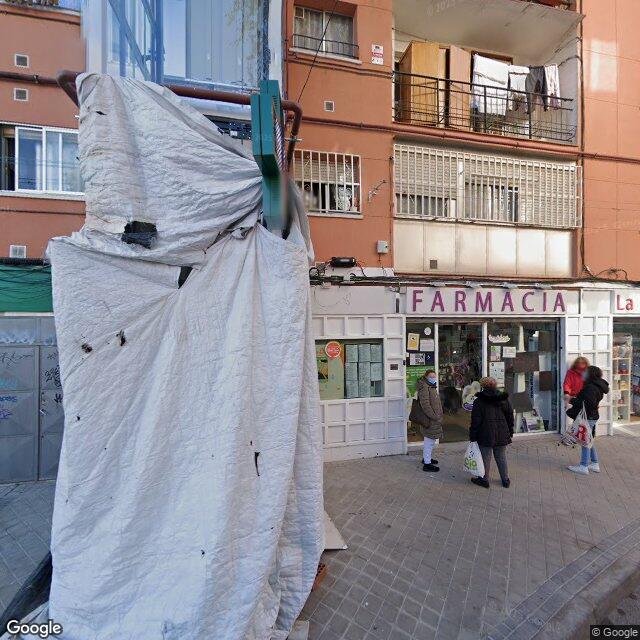 Street view near Farmacia in Madrid