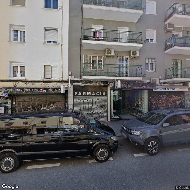 Street view near Farmacia in Madrid