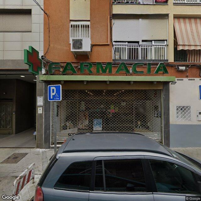 Street view near Farmacia in Madrid