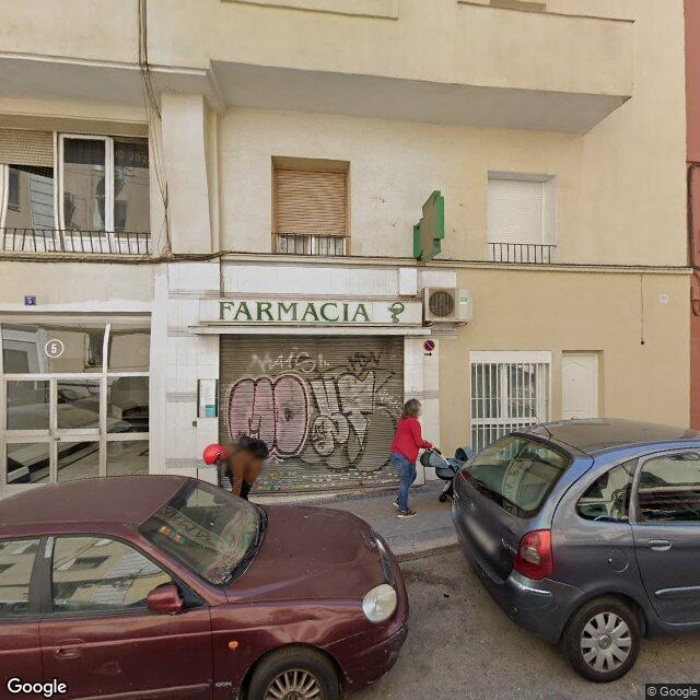 Street view near Farmacia in Madrid