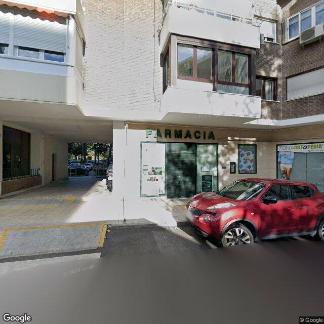 Street view near Farmacia in Madrid