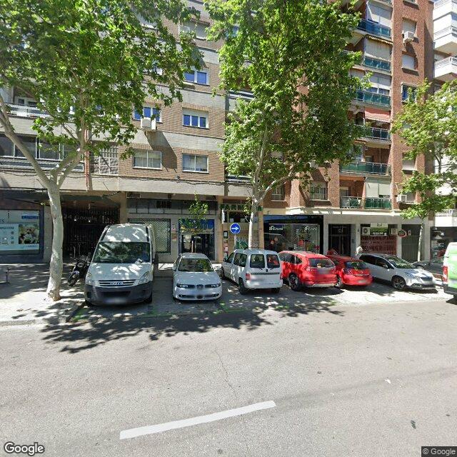 Street view near Farmacia in Madrid