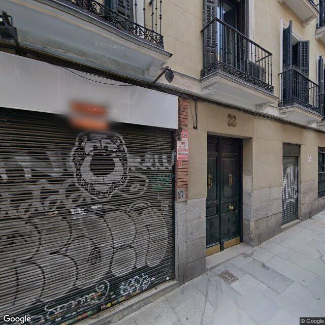 Street view near Farmacia in Madrid