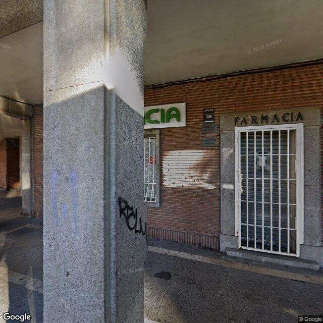 Street view near Farmacia in Madrid