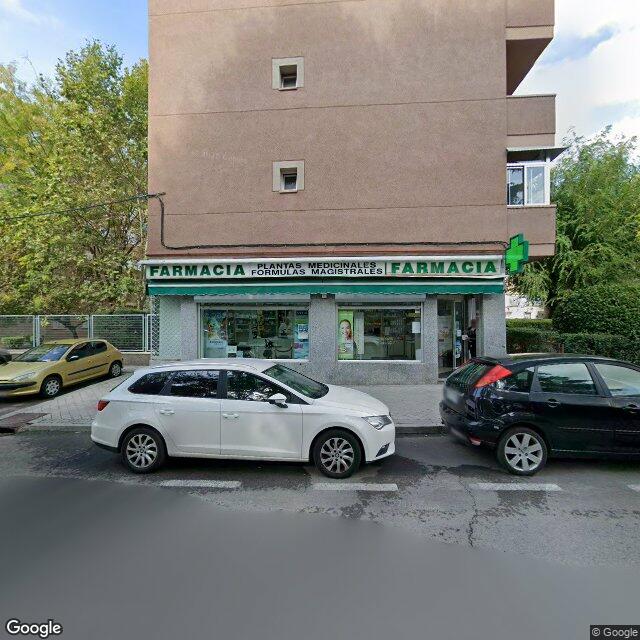 Street view near Farmacia in Madrid