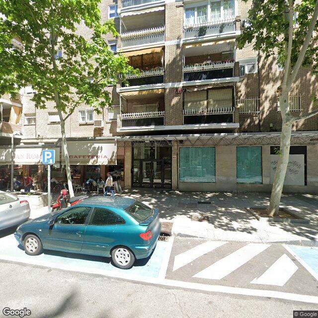 Street view near Farmacia in Madrid