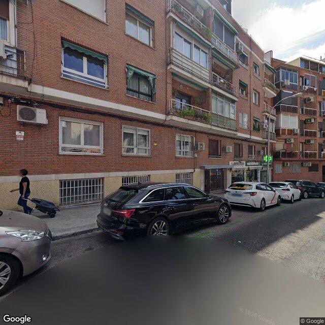 Street view near Farmacia in Madrid