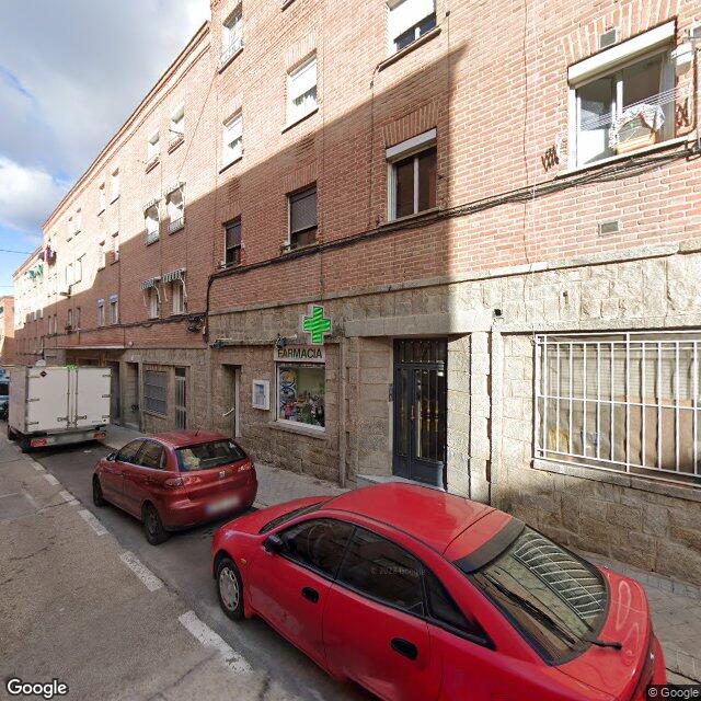 Street view near Farmacia in Madrid