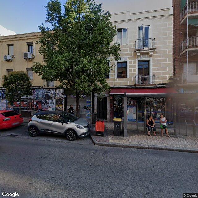 Street view near Farmacia in Madrid