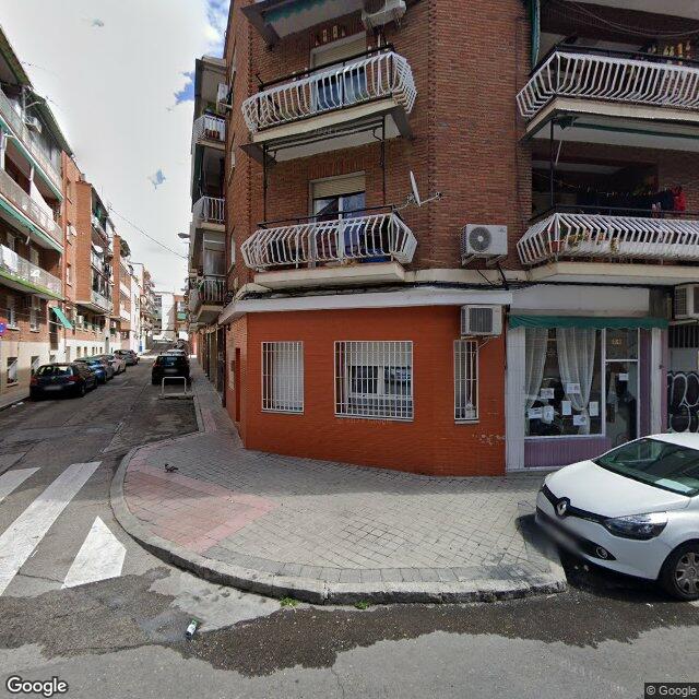 Street view near Farmacia in Madrid