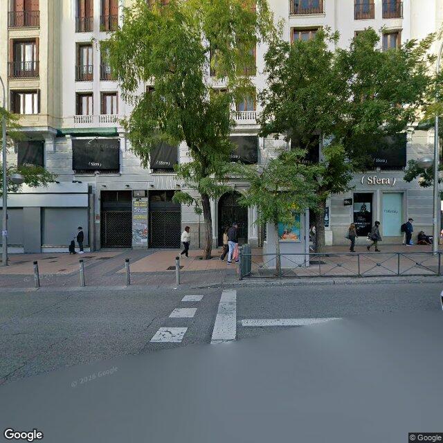Street view near Farmacia in Madrid