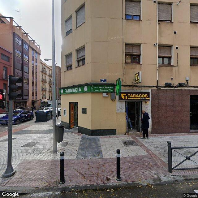Street view near Farmacia in Madrid