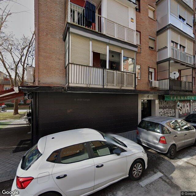 Street view near Farmacia in Madrid