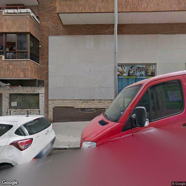 Street view near Farmacia in Madrid