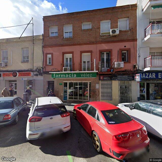Street view near Farmacia in Madrid