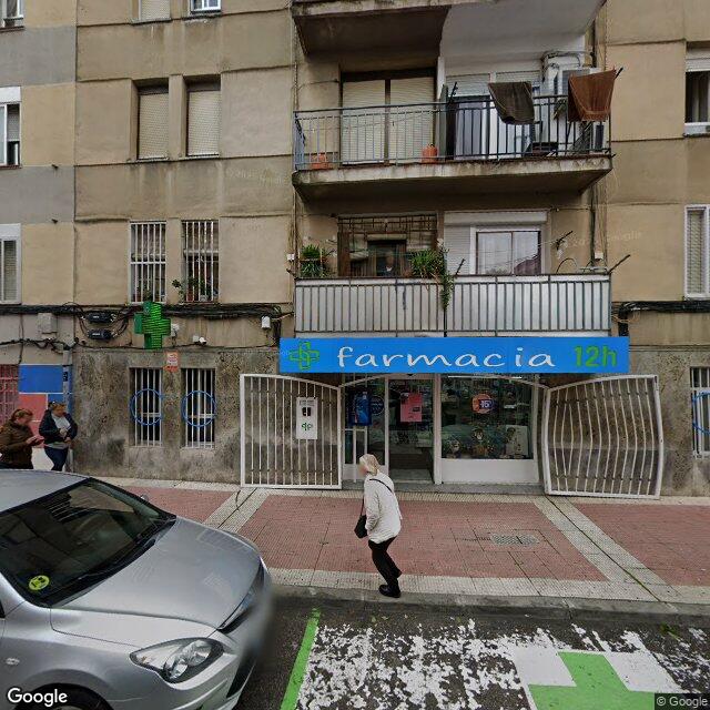 Street view near Farmacia in Spain