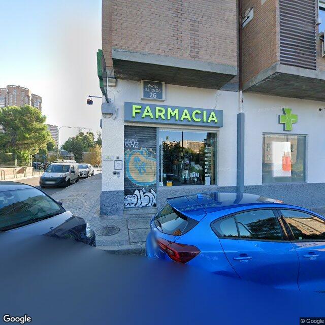 Street view near Farmacia in Madrid