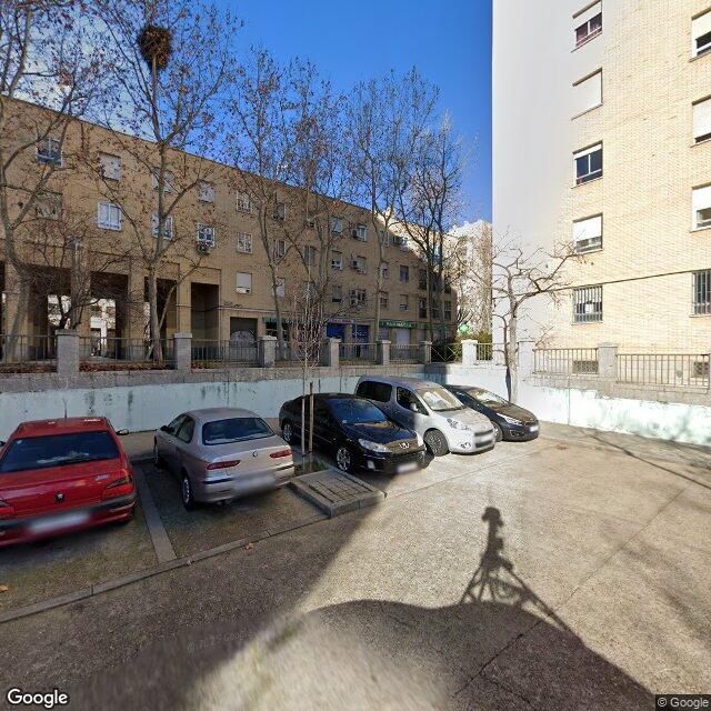 Street view near Farmacia in Madrid
