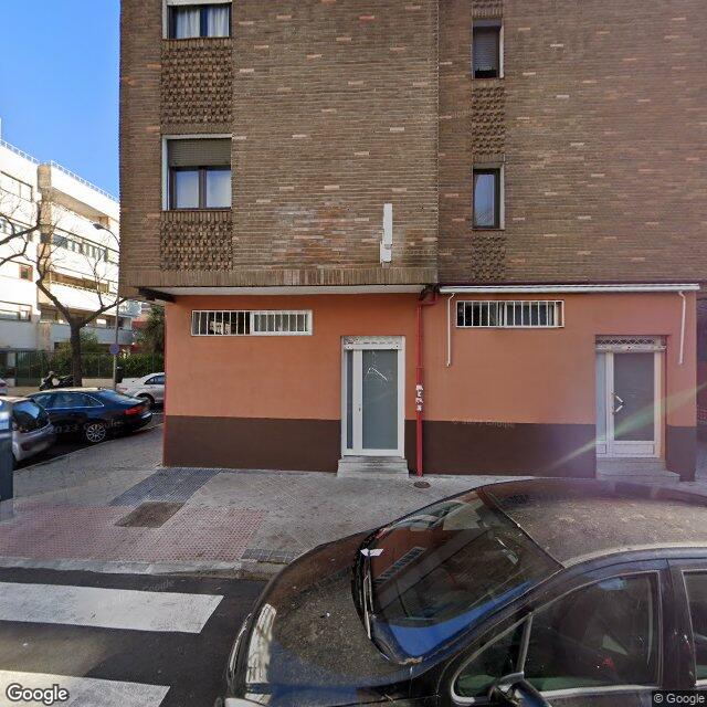 Street view near Farmacia in Madrid