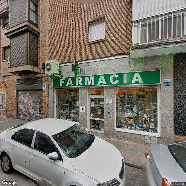 Street view near Farmacia in Madrid