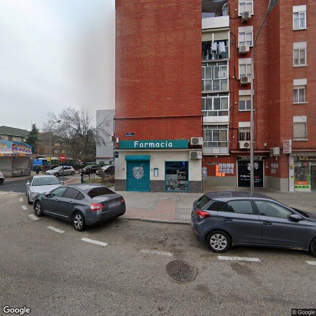 Street view near Farmacia in Madrid