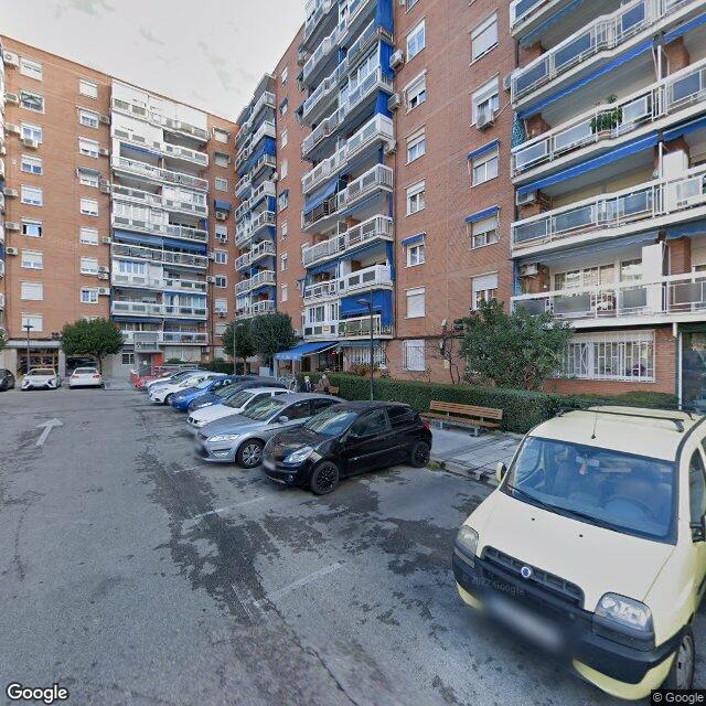 Street view near Farmacia in Spain