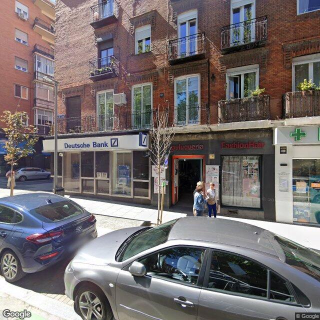 Street view near Farmacia in Madrid