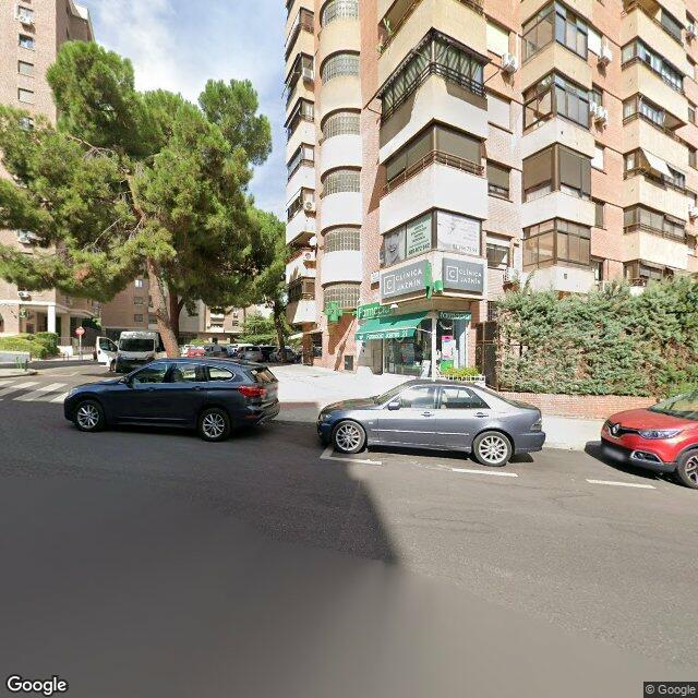 Street view near Farmacia in Madrid