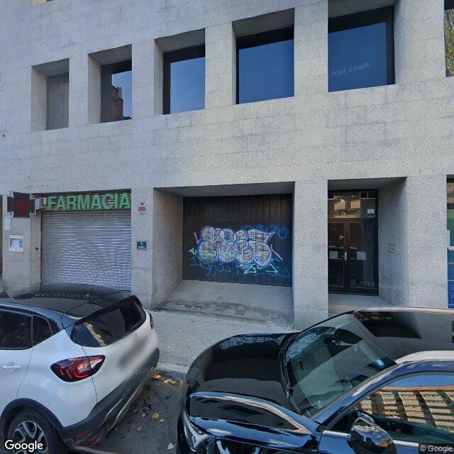 Street view near Farmacia in Madrid
