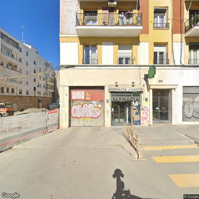 Street view near Farmacia in Madrid