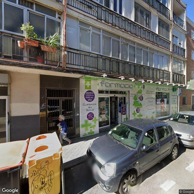 Street view near Farmacia in Madrid