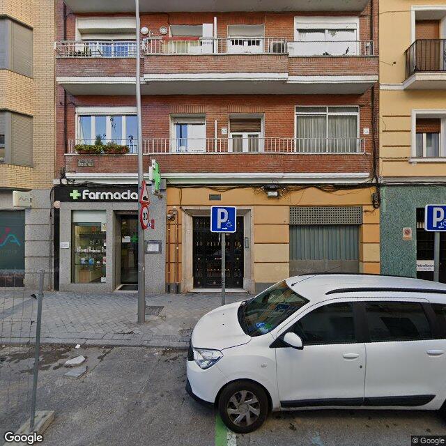 Street view near Farmacia in Madrid