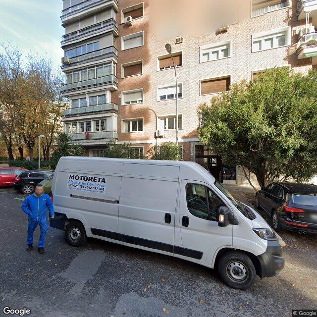 Street view near Farmacia in Madrid
