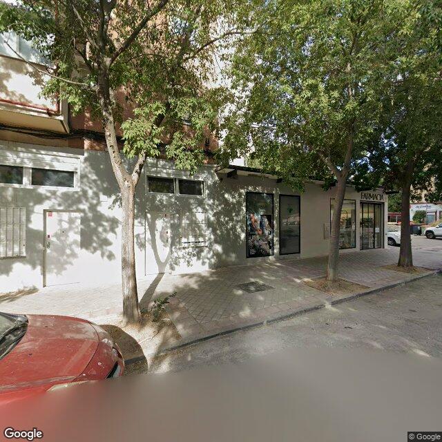 Street view near Farmacia in Madrid