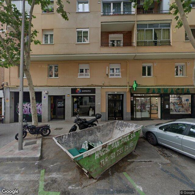 Street view near Farmacia in Madrid
