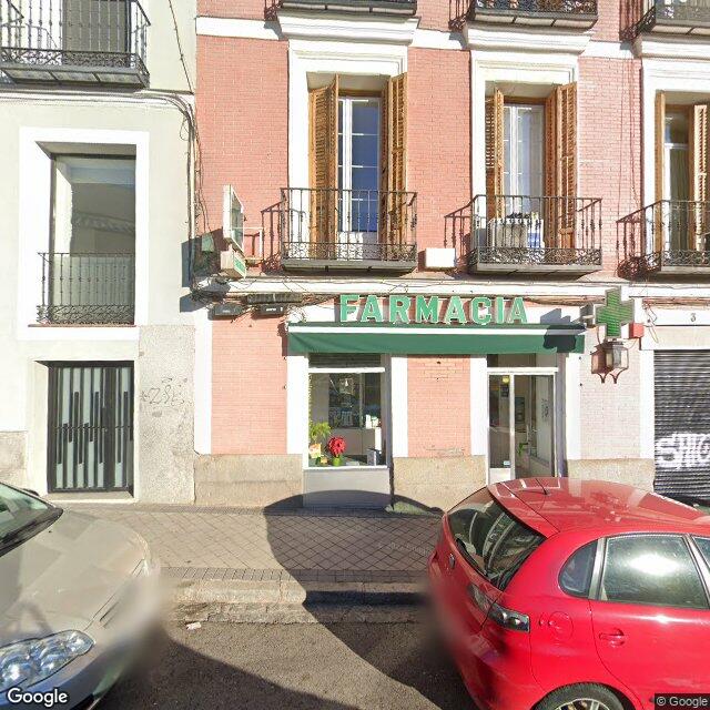 Street view near Farmacia in Madrid