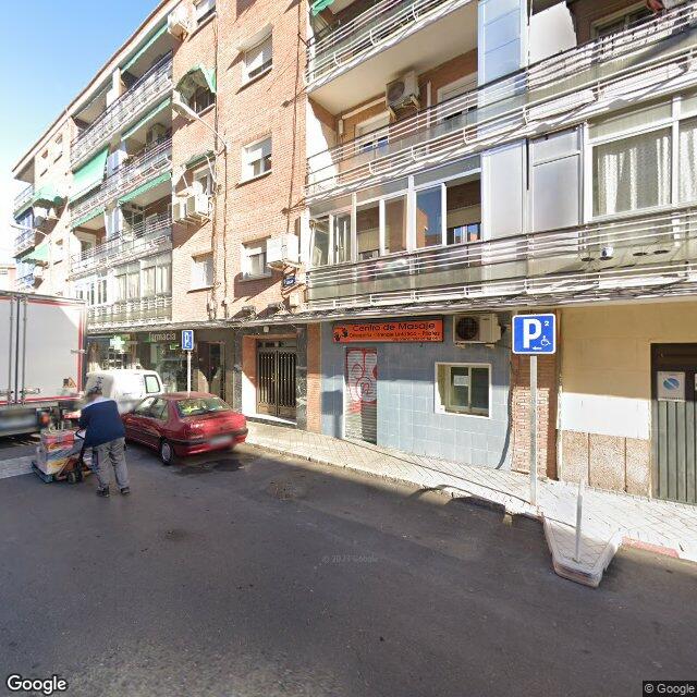 Street view near Farmacia in Madrid