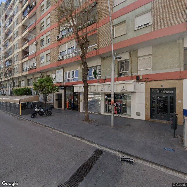 Street view near Farmacia in Spain