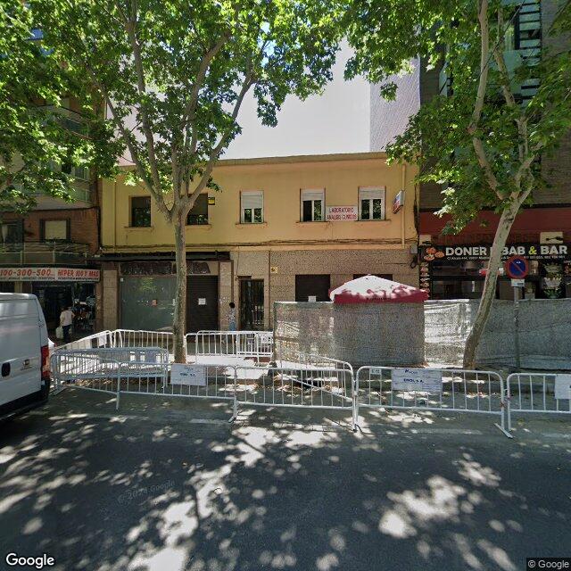 Street view near Farmacia in Madrid