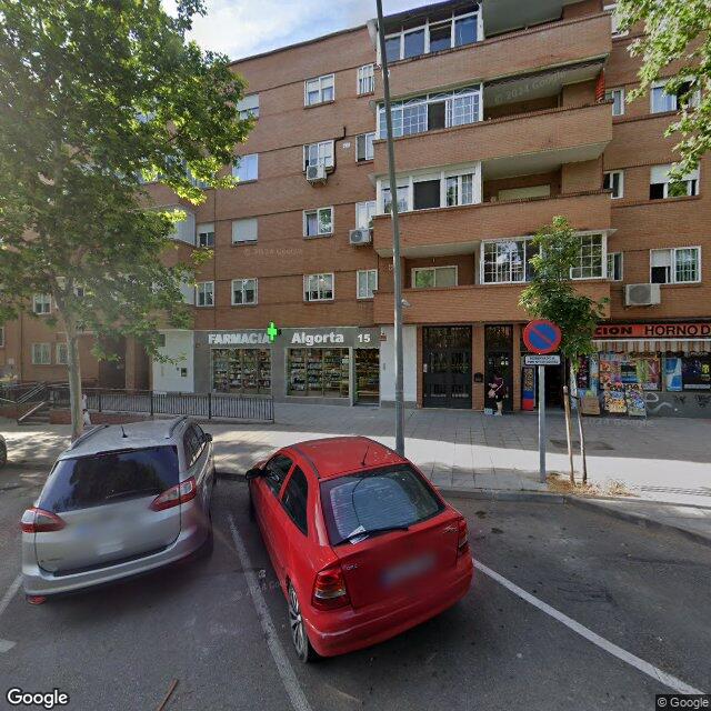 Street view near Farmacia in Madrid