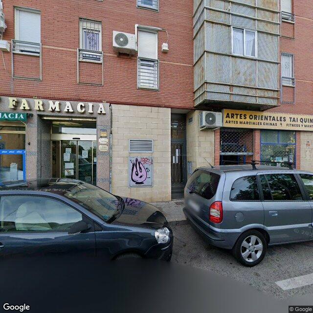 Street view near Farmacia in Madrid