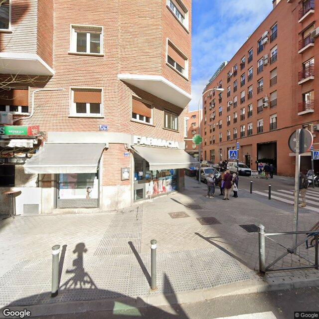 Street view near Farmacia in Madrid