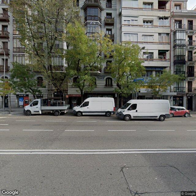 Street view near Farmacia in Madrid