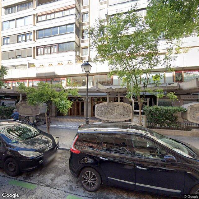 Street view near Farmacia in Madrid