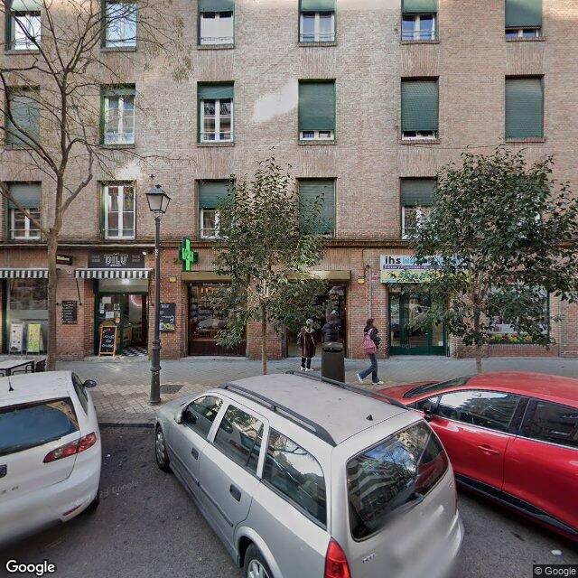 Street view near Farmacia in Madrid