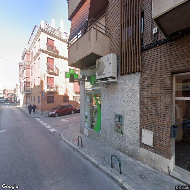 Street view near Farmacia in Madrid