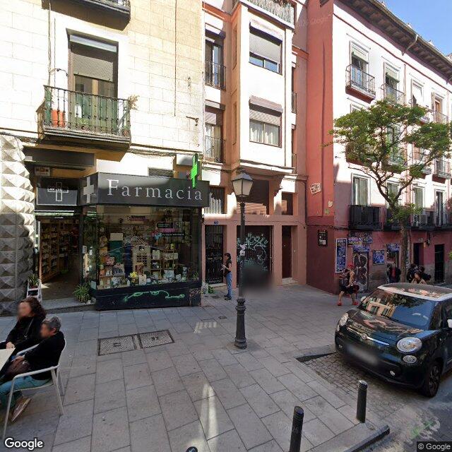 Street view near Farmacia in Madrid