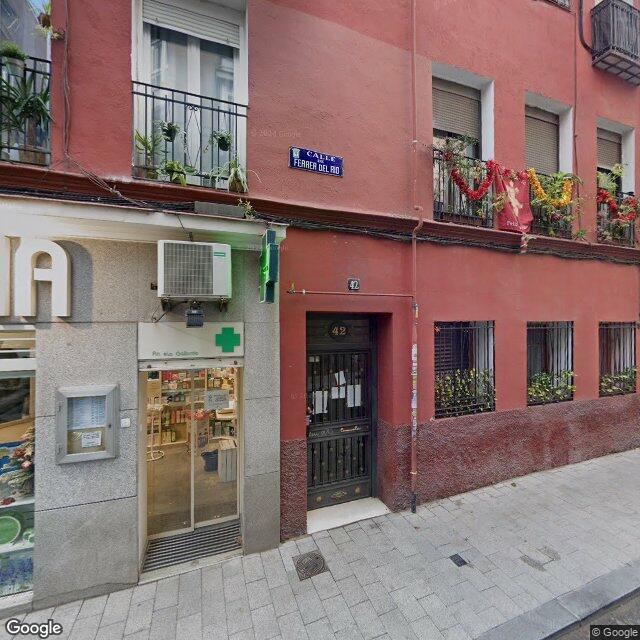 Street view near Farmacia in Madrid